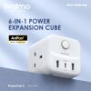 Oraimo PowerHub C 6-In-1 Smart Fast Charging High Security Small and Portable Power Expansion Cube - Image 2