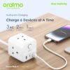 Oraimo PowerHub C 6-In-1 Smart Fast Charging High Security Small and Portable Power Expansion Cube - Image 6