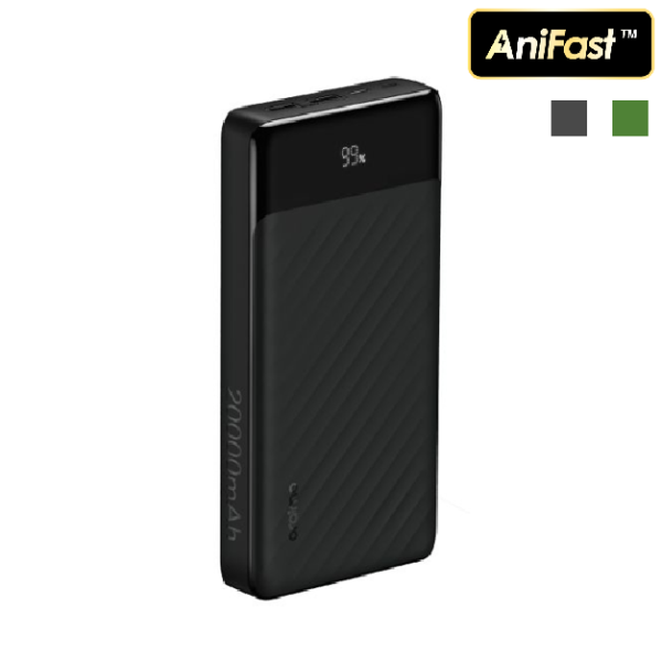 Oraimo Pilot Byte 20000mAh Power Bank LED Display 2.4A Dual Output Input Power Bank