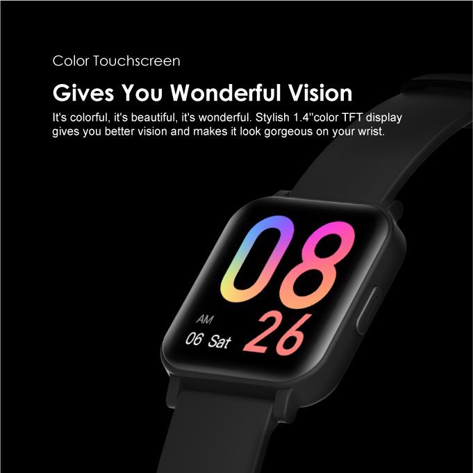 Oraimo Tempo S2 Blood Oxygen Heart Rate Sleep Monitor Long Standby Time Health Smart Watch - Online Exclusive - Image 3