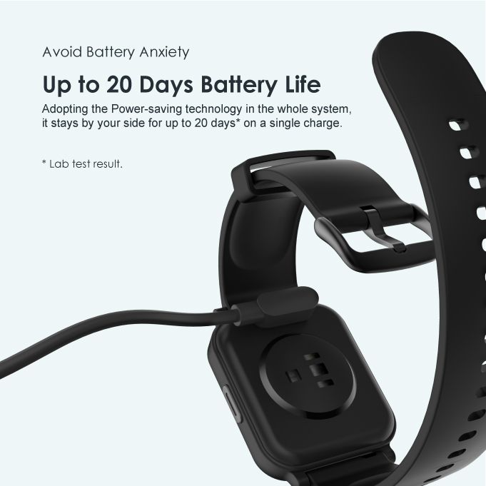 Oraimo Tempo S2 Blood Oxygen Heart Rate Sleep Monitor Long Standby Time Health Smart Watch - Online Exclusive - Image 5