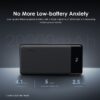 Oraimo Pilot Byte 20000mAh Power Bank LED Display 2.4A Dual Output Input Power Bank - Image 3