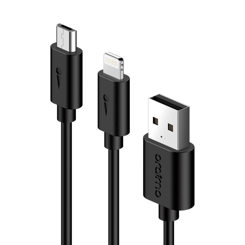 Oraimo Highway Car Charger with 2-In-1 Lightning & Micro USB Cable - Image 3