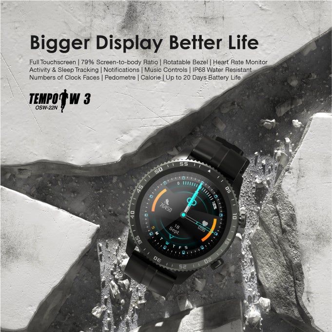 Oraimo Tempo W3 Smart Watch - Online Exclusive - Image 2
