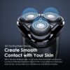 Oraimo SmartShaver 2 Dual Ultra-thin 3D Floating Heads IPX7 Pop-up Rotary Electric Shaver - Image 4