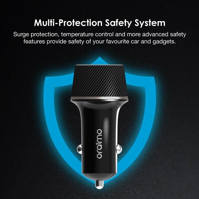 Oraimo Highway Dual USB Fast Charging Car Charger - Image 3