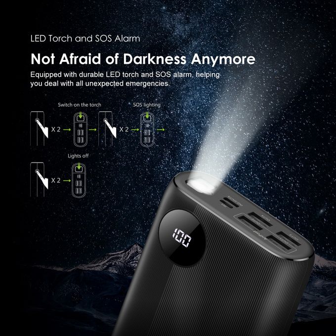 Oraimo PowerBox 300 30000mAh 15W Two-way Fast-charging Power Bank - Image 6