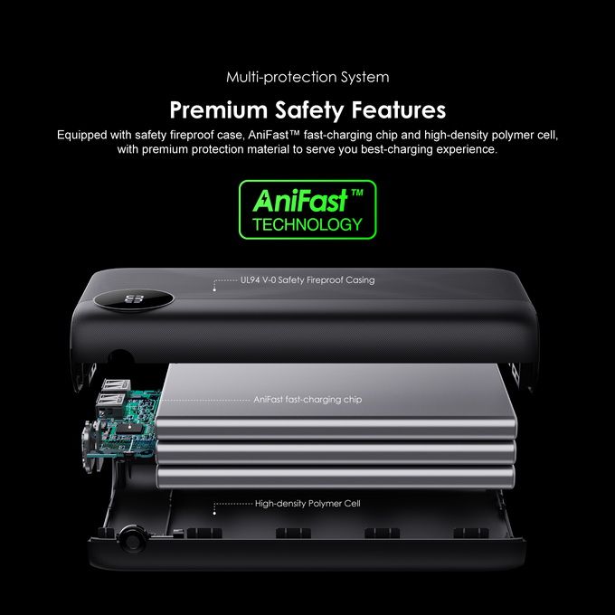 Oraimo PowerBox 300 30000mAh 15W Two-way Fast-charging Power Bank - Image 9