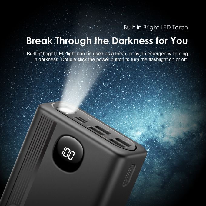 Oraimo PowerBox 400 22.5W PD QC 3.0 Ultra-high Capacity 40000mAh Power Bank - Image 6
