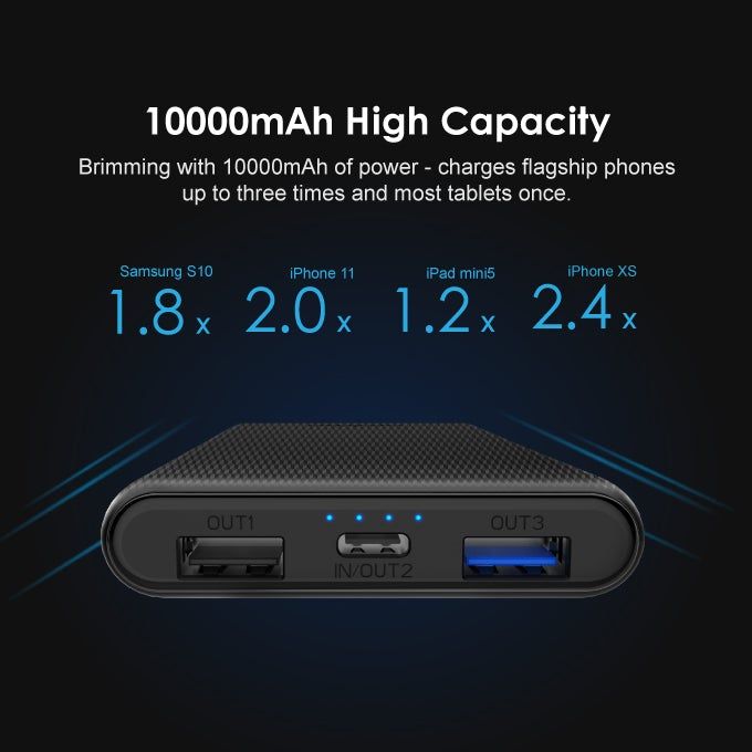 Oraimo Toast 10 PD Type-C Fast Charge & Recharge Power Bank with free type-c cable - Image 5