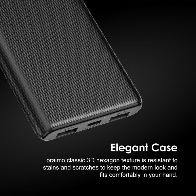 Oraimo Toast 10 PD Type-C Fast Charge & Recharge Power Bank with free type-c cable - Image 8