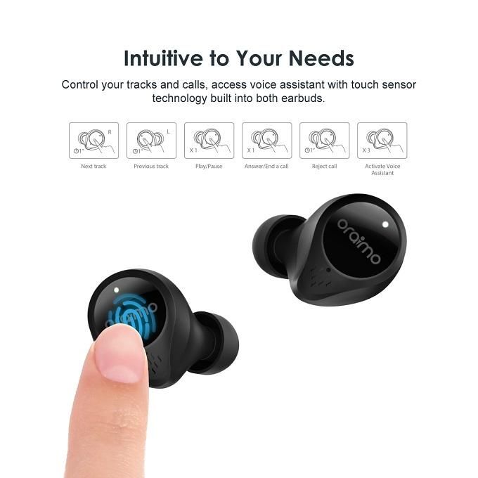 Oraimo AirBuds 2S Super Bass TWS True Wireless Stereo Earbuds - Online Exclusive - Image 4