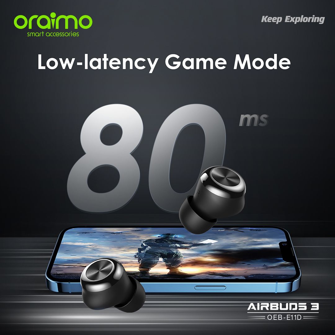 Oraimo AirBuds 3 Powerful Bass IPX7 Waterproof TWS True Wireless Earbuds - Image 7