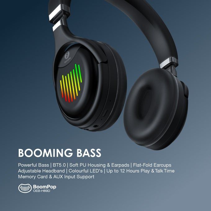 Oraimo BoomPop Over-Ear Bluetooth Wireless Headphone - oraimo x boomplay Collaboration - Limited Edition - Image 2
