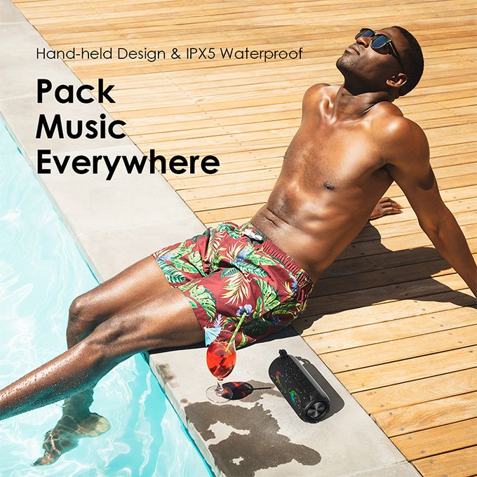 Oraimo Rover RGB Lights Bluetooth 5.3 Portable IPX5 Wireless Speaker - Image 8