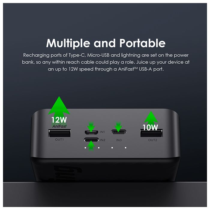 Oraimo Traveler 3 Vision 27000mAh Fast Charging With LED Flashlights Power Bank - Online Exclusive - Image 2