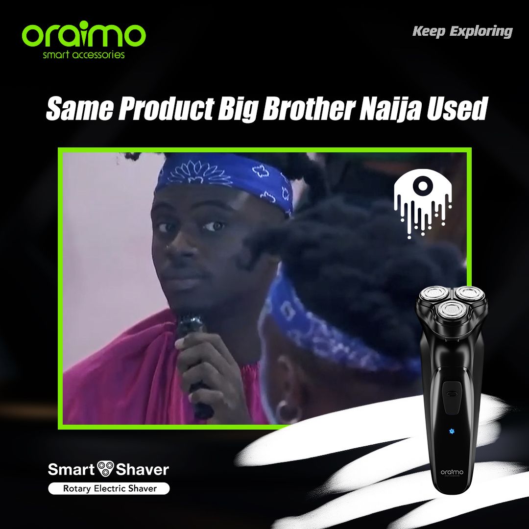 Oraimo SmartShaver Rotary Electric Shaver With Pop-up Trimmer - Image 7