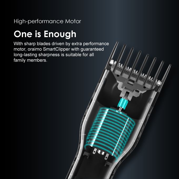 Oraimo SmartClipper Cordless Hair Clipper With 1 Guided Comb - Image 4