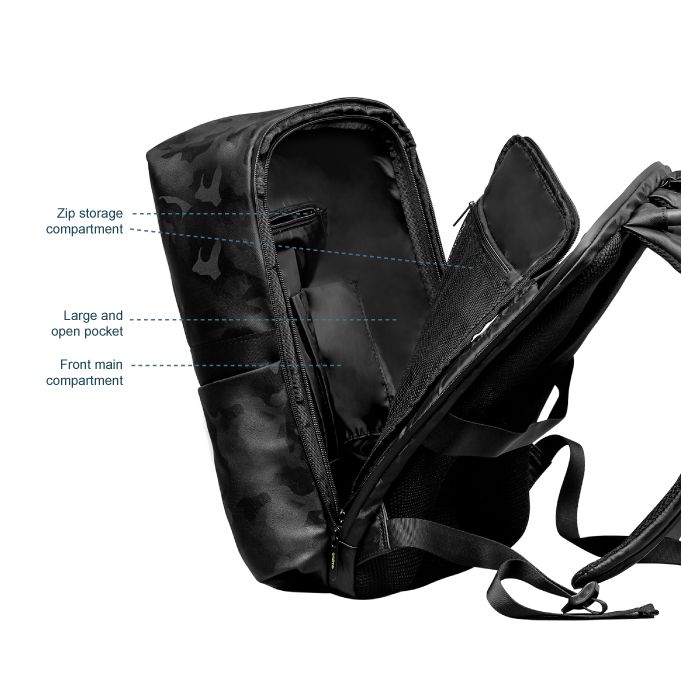 Oraimo Functional and Trendy Multiple Storage Compartments BackPack - Image 5