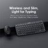 Oraimo SmartOffice Slim Quiet Typing Scissor Mechanism Key Structure Wireless Keyboard Mouse Combo - Image 3
