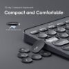 Oraimo SmartOffice Slim Quiet Typing Scissor Mechanism Key Structure Wireless Keyboard Mouse Combo - Image 4