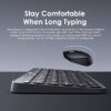 Oraimo SmartOffice Slim Quiet Typing Scissor Mechanism Key Structure Wireless Keyboard Mouse Combo - Image 5