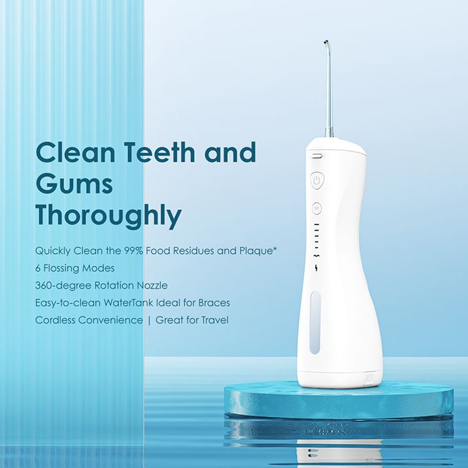 Oraimo SmartIrrigator 6 Flossing Modes 360-degree Rotation Nozzle Ideal for Braces Electric Cordless Oral Irrigator - Image 2