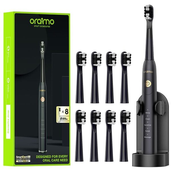 Oraimo SmartDent C3 5 Smart Brushing Modes Smart Timer Soft DuPont Bristles Powerful Sonic Cleaning Electric Toothbrush