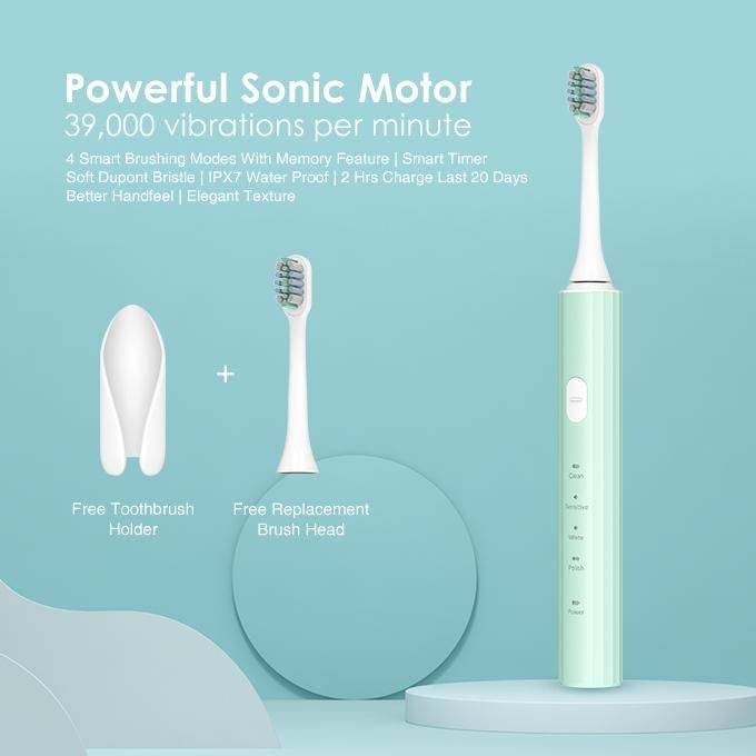 Oraimo SmartDent Electric Toothbrush-One Free Holder Plus Two Free Replacement Brush Heads in total - Image 2