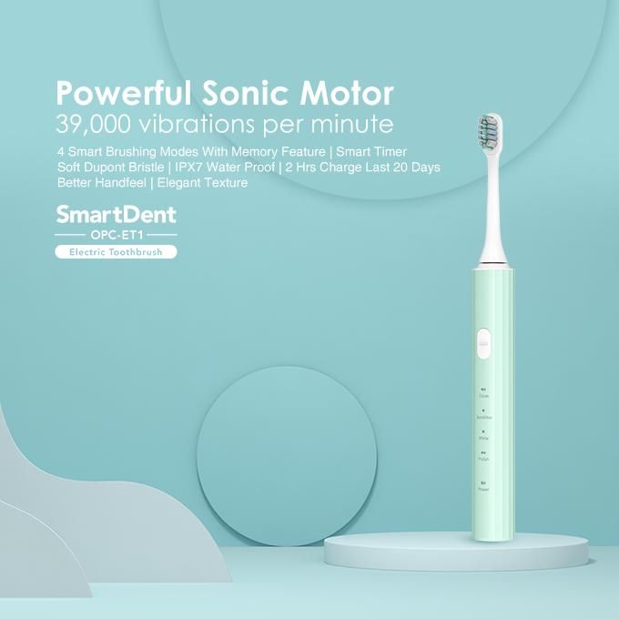 Oraimo SmartDent Electric Toothbrush-One Free Holder Plus Two Free Replacement Brush Heads in total - Image 3
